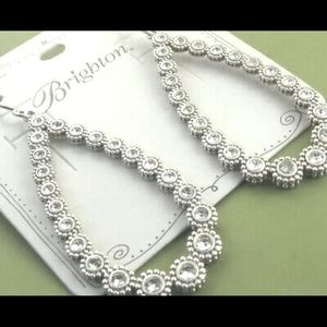 NWT ~ Brighton Twinkle Splendor Teardrop French Wire Earrings